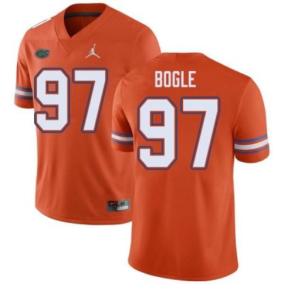 Men's Florida Gators #97 Khris Bogle NCAA Jordan Brand Orange Authentic Stitched College Football Jersey LCE7162FO